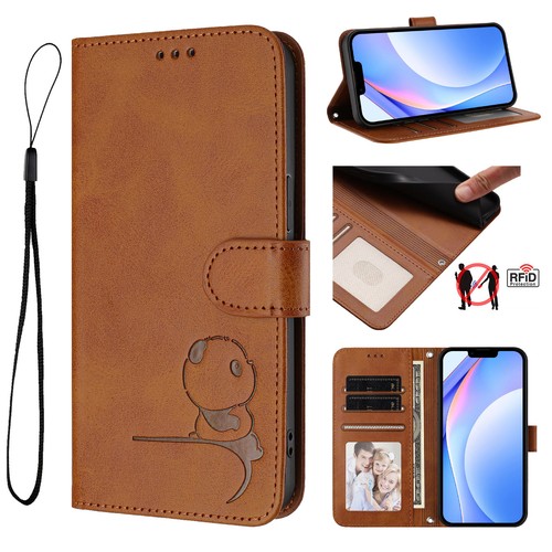 For Redmi Note 14 13 12 11 Leather Flip Wallet RFID Shookproof Stand Cover Case - Picture 9 of 15