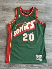 Vintage Gary Payton NBA Jersey Seattle SuperSonics Jersey Mitchell & Ness Mens M