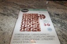 Sizzix "3 D Textured impressions" Embossing Folder New