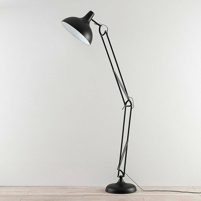 Lindby Stehleuchte Stehlampe Lampe Leuchte Standleuchte Standlampe Schwarz