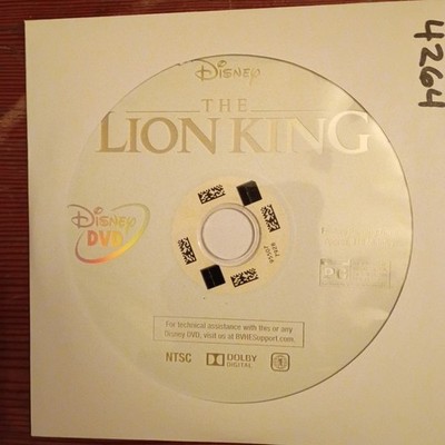 The Lion King (DVD, 2019)Rdbx Disc Only 4264