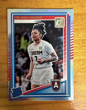 2025 Panini Donruss Te-Hina Paopao Holo Rated Rookie RC #91 Atlanta Dream
