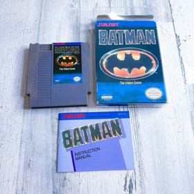 Batman: El Videojuego NES Nintendo Completo En Caja - PROBADO CIB