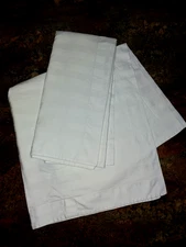 Linens N Things White Stripe Cotton EURO Sham *2 available*