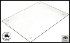 Tempered Glass Cutting Board Long Lasting Clear Glass Scratch Resistant, Heat )