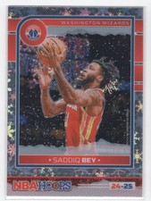 #54 2024-25 Hoops WINTER PRIZM Saddiq Bey Washington Wizards