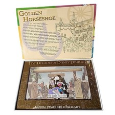 Disney GOLDEN HORSESHOE REVUE Annual Passholder LE Dining 1955 NEW IN BOX Promo