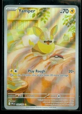 Pokemon YAMPER 099/094 - Phantasmal Flames - ILLUSTRATION RARE - MINT
