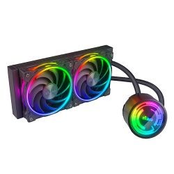 Akasa Soho 240 Dusk Edition 240Mm Argb Liquid Cpu Cooler Rgb Controller ...