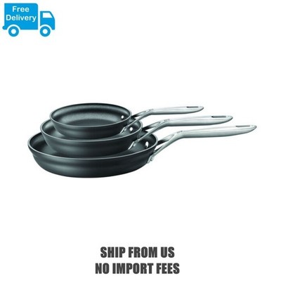 ZWILLING Motion3-pc, Aluminum Hard Anodized Fry Pan Set