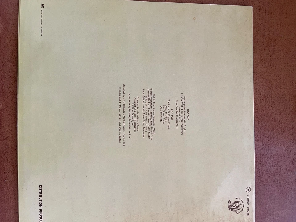 disque vinyle Genesis "Selling England by the pound", 1973 - Photo 2/3