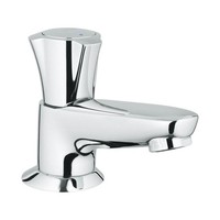 Grohe Costa Standventil, Gussauslauf Mit Mousseur, Markierung Blau, Chrom,