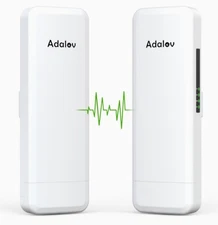 Gigabit Wireless Bridges with 2×1000Mbps Ethernet Port, AdaLov CPE850Q 900Mbps..
