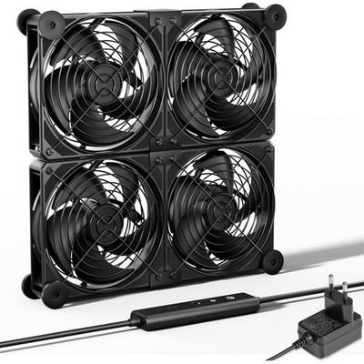 upHere 120mm PC Lüfter Set 4 Stück Dual Kugellager 5 Stufen Defekt