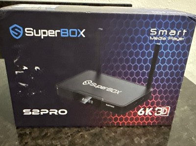 SuperBox S2 Pro Android TV Box, 6K Media Player Dual-Band Wi-Fi. -$699 MSRP!