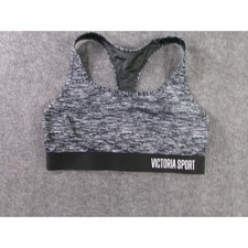Victorias Secret Sports Bra Womens Medium Gray Marled Athleisure Active Yoga