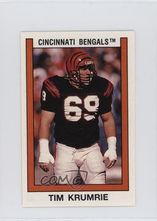1989 Panini Album Stickers Tim Krumrie #232 6e9