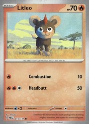 Litleo (Master Ball Pattern) 015/131 Prismatic Evolutions