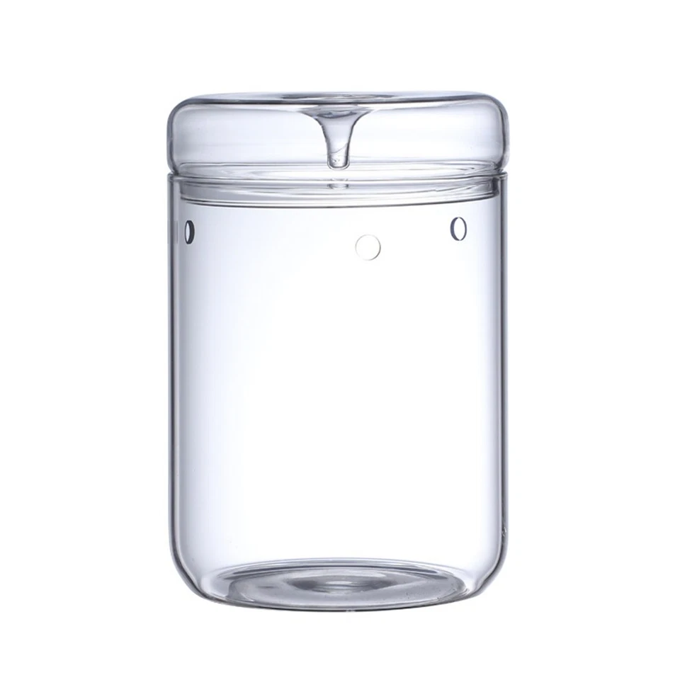 Mikro-Landschaftsglasterrarium mit Tausammeldeckel, Bonsai-Vase Aus Glas, M8869