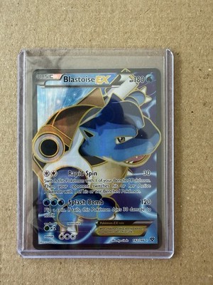 Pokemon Blastoise EX Full Art 142/146 XY Ultra Rare Holo | eBay