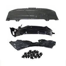 Fender Liner Engine Under Cover Set w Clips For 2014-2018 Front Driver Passenger