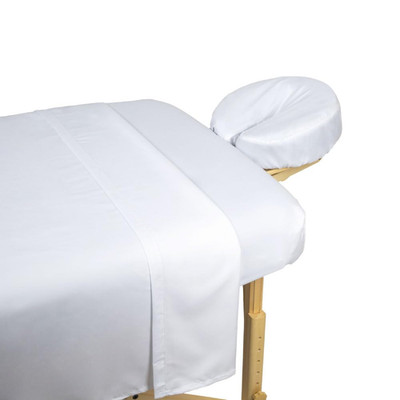 Microfiber 120-GSM Massage Sheets, 3-Piece Set - Lightweight and Wrinkle Resista