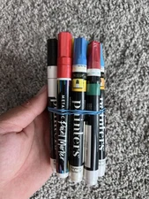 Painters Medium Point Assorted Color Permanent Paint Pens, 12 Ct