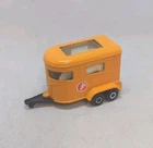 Matchbox Lesney Superfast No43 PONY TRAILER in ORANGE BODY with WHITE DOOR