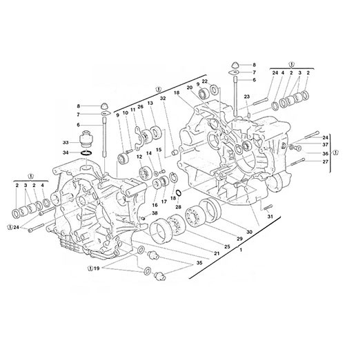 Vis de carter grippées ? Kit vis allen inox Ducati 1000 Monster 2003-2005 anti-rouille