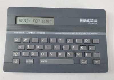 VINTAGE Franklin Computer Spelling Ace Model SA-98 English Spell Checker Tested