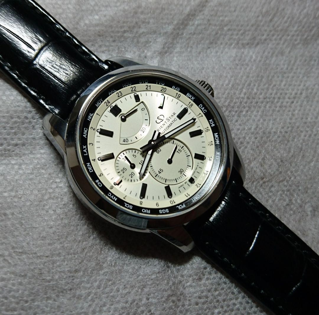 ORIENT STAR ワールドタイム WZ0031JC MORELLATO ORIENT STAR World Time Automatic Watch WZ0031JC MORELLATO | eBay