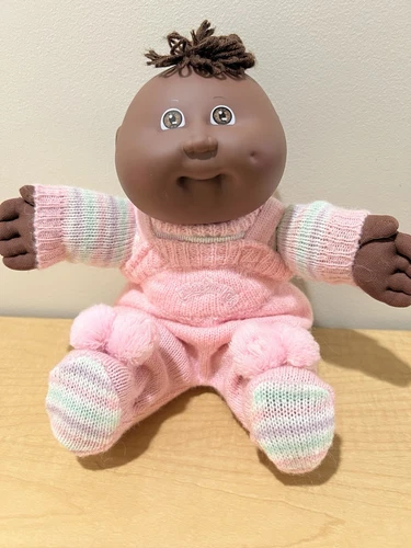 Hasbro 12" Cabbage Patch Kids BABIES  Bean Bottom AA African Black Girl Doll