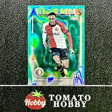 TOPPS CHROME UEFA 2024-25 ANTONI MILAMBO /199 AQUA LAVA REFRACTOR FEYENOORD