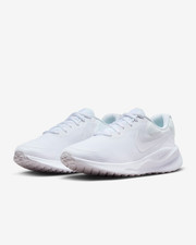 NEW Nike Revolution 7 Women's Running Shoes FB2208-100 Sz 10.5 White Pale Blue