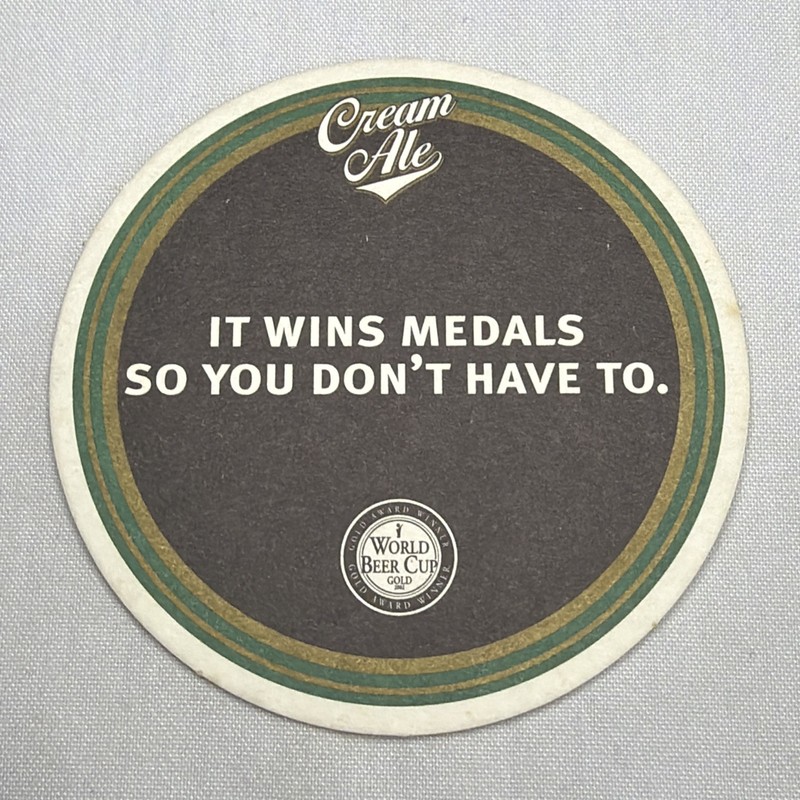 Genesee Brewing, It Wins Medals So You Don’t Have To, World Beer Cup 2002, 3.5”