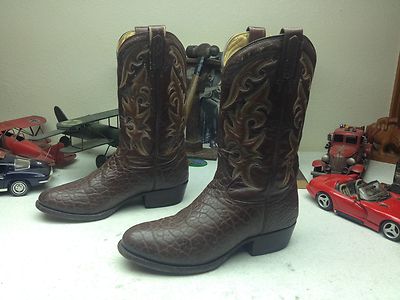 AGUILA WESTERN COWBOY BROWN LEATHER ENGINEER TRAIL BOSS BOOTS 9.5 E