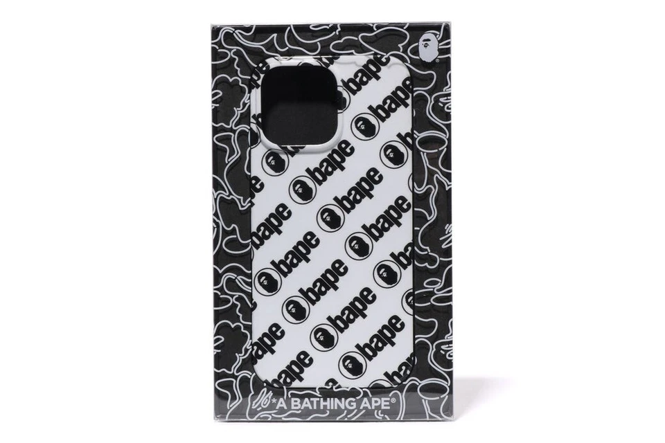 A BATHING APE BAPE PATTERN iPhone 16 PRO MAX CASE WHITE JAPAN - Image 3 of 4