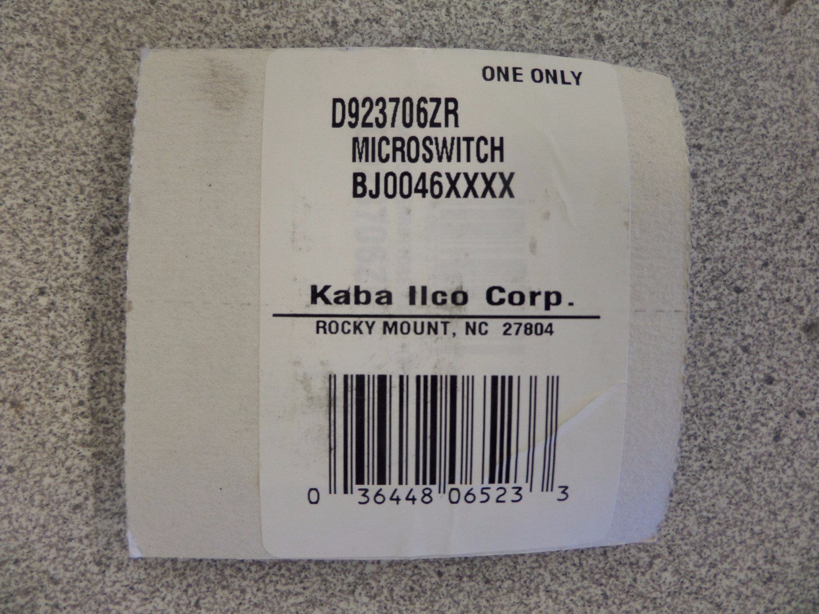 ILCO D923706ZR SILCA BRAVO MACHINE CARRIAGE MICROSWITCH | eBay