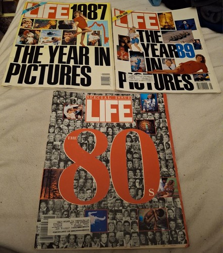 3 Lebenszeitschriften 1987, 1989, Das 80er Special. Michael Jackson, Prinzessin Diana!