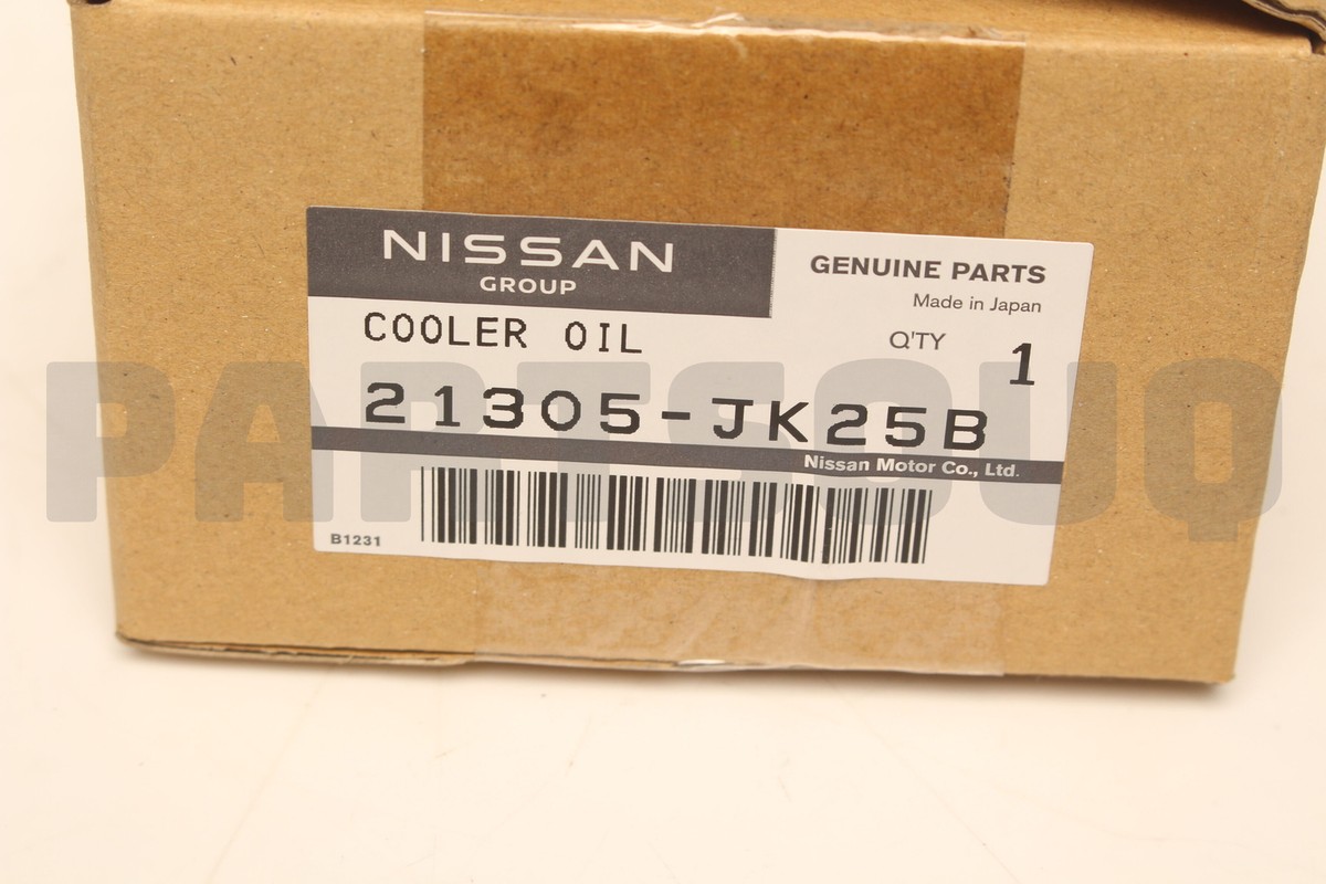 21305JK25B Genuine Nissan COOLER OIL 21305-JK25B | eBay