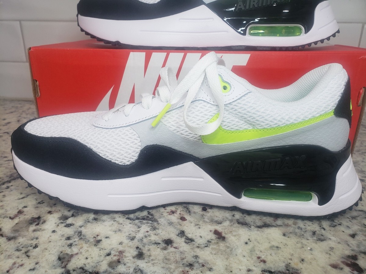 Nike Air Max SYSTM White/Black/Volt Men