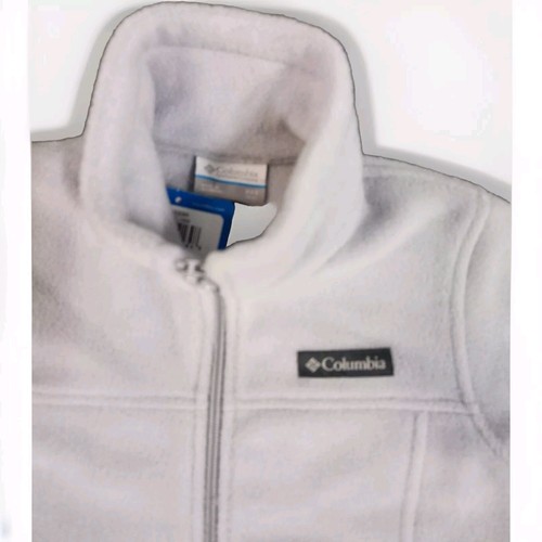 NEW Columbia Size XXS Unisex Silver Fleece Jacket - Picture 2 of 2