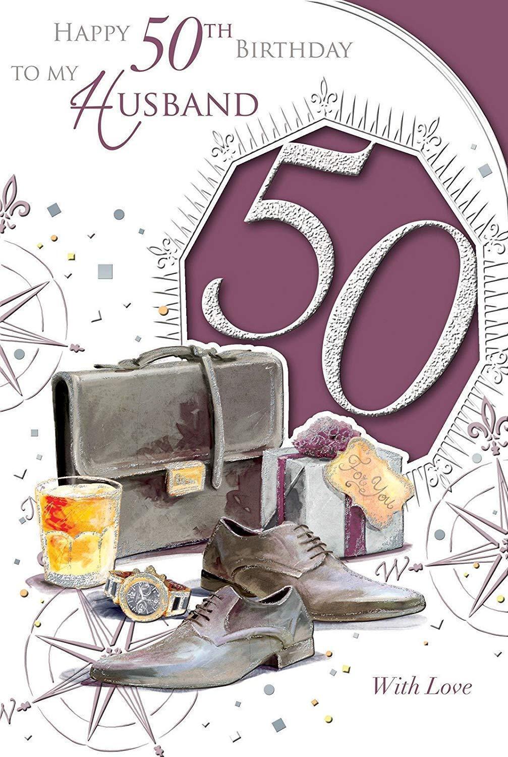 50 Celebrate In Style For My Husband Birthday Card Age 50 Medium Xpress Yourself
