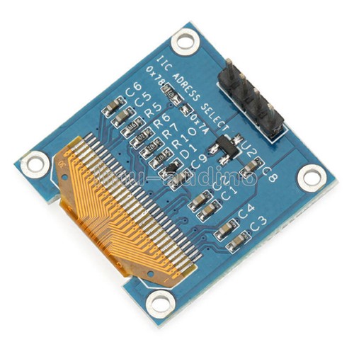 0.96" 128X64 OLED I2C IIC Serial Yellow Blue LCD LED Display Module for Arduino - Bild 4 von 4