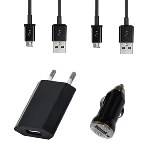 4in1 Ladegerät für Nokia Lumia 635 1320 X KFZ Auto Daten Ladekabel Netzteil - Bild 1 von 1