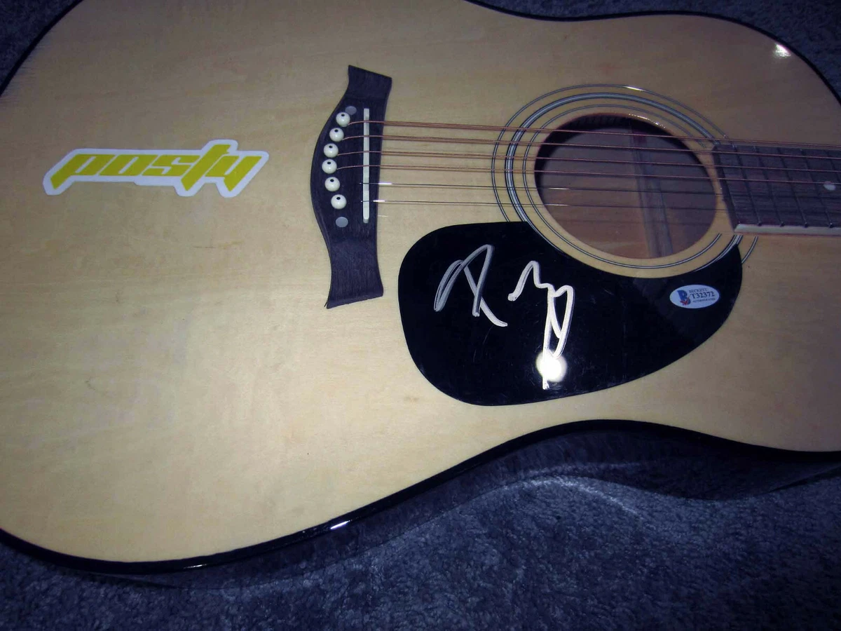 POST MALONE Autograph SIGNED Full Size Acoustic Guitar BAS COA