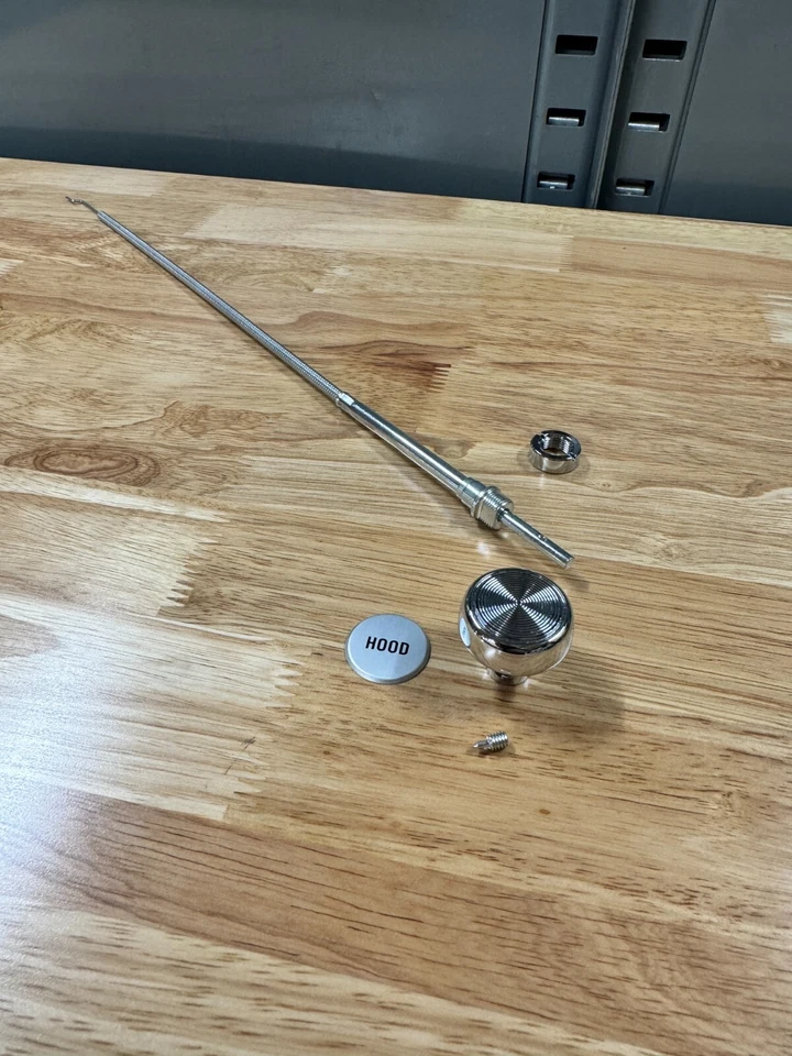 International Harvester 1971-76 Scout II kit de perilla de cable de liberación de capó - Nuevo Foto 4 de 4