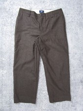 Gap Pants Womens 12 Straight Leg Dress Brown Bottoms Business Work Formal Wool