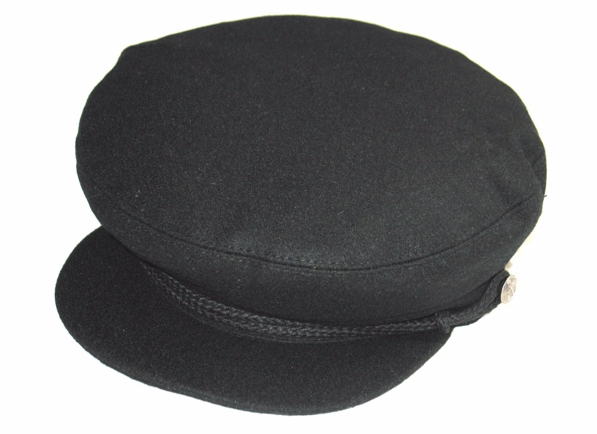 Black Breton Fashion hat BOONJOVIA 100% Genuine Suede Leather Unisex Classic British  main image 3
