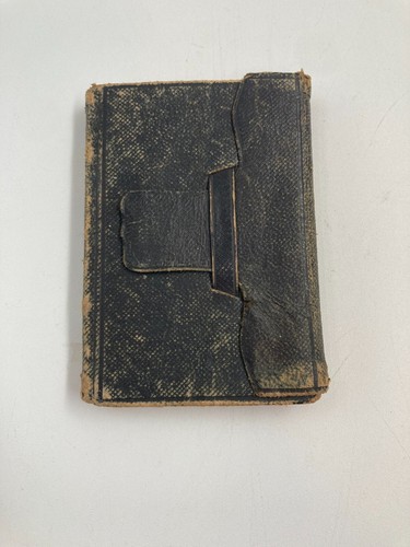 Antique 1867 Pocket DICTIONARY Leather Fold Over Cover ~ NOAH WEBSTER -RARE BOOK - Picture 3 of 10